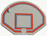 Tablica owalna do koszykówki z PVC